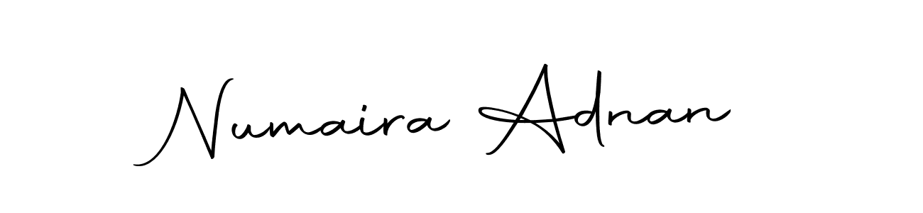 Make a beautiful signature design for name Numaira Adnan. With this signature (Autography-DOLnW) style, you can create a handwritten signature for free. Numaira Adnan signature style 10 images and pictures png