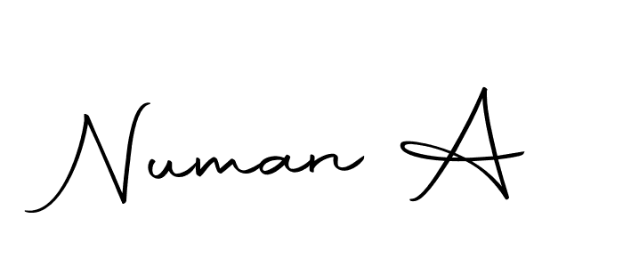 The best way (Autography-DOLnW) to make a short signature is to pick only two or three words in your name. The name Numan A include a total of six letters. For converting this name. Numan A signature style 10 images and pictures png