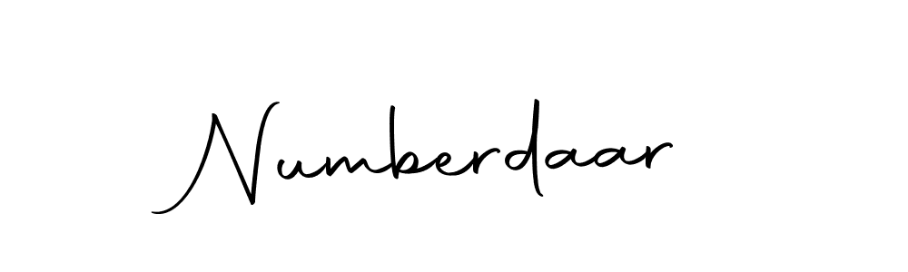 How to make Numberdaar signature? Autography-DOLnW is a professional autograph style. Create handwritten signature for Numberdaar name. Numberdaar signature style 10 images and pictures png