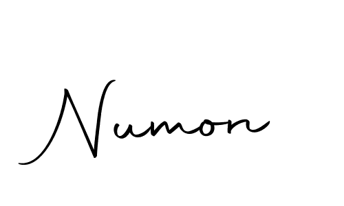 Use a signature maker to create a handwritten signature online. With this signature software, you can design (Autography-DOLnW) your own signature for name Numon. Numon signature style 10 images and pictures png
