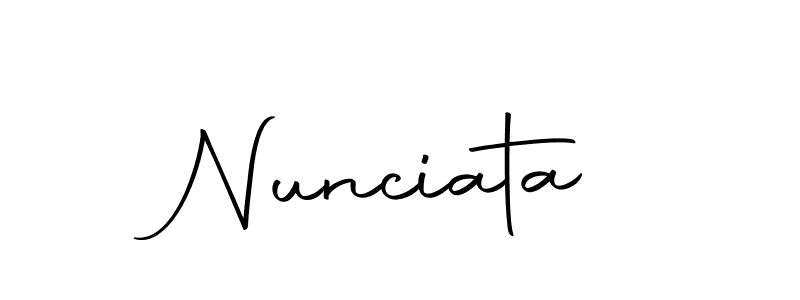 Make a beautiful signature design for name Nunciata. Use this online signature maker to create a handwritten signature for free. Nunciata signature style 10 images and pictures png