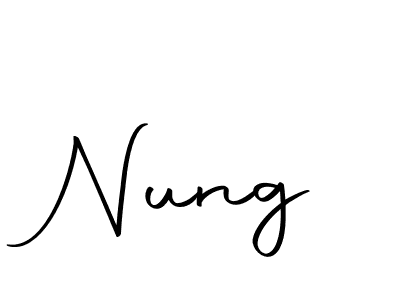 Nung stylish signature style. Best Handwritten Sign (Autography-DOLnW) for my name. Handwritten Signature Collection Ideas for my name Nung. Nung signature style 10 images and pictures png
