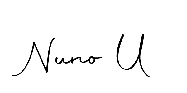 Make a short Nuno U signature style. Manage your documents anywhere anytime using Autography-DOLnW. Create and add eSignatures, submit forms, share and send files easily. Nuno U signature style 10 images and pictures png