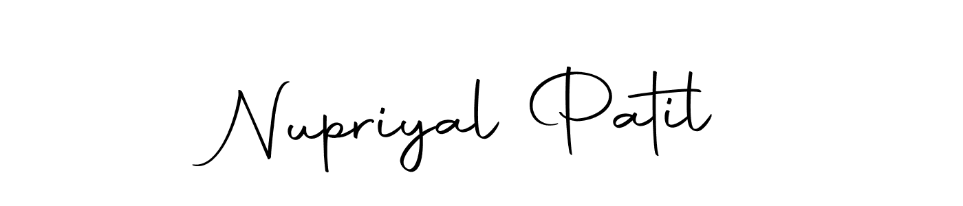 Make a short Nupriyal Patil signature style. Manage your documents anywhere anytime using Autography-DOLnW. Create and add eSignatures, submit forms, share and send files easily. Nupriyal Patil signature style 10 images and pictures png
