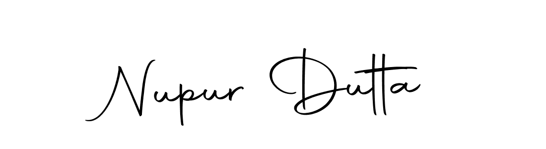 Create a beautiful signature design for name Nupur Dutta. With this signature (Autography-DOLnW) fonts, you can make a handwritten signature for free. Nupur Dutta signature style 10 images and pictures png
