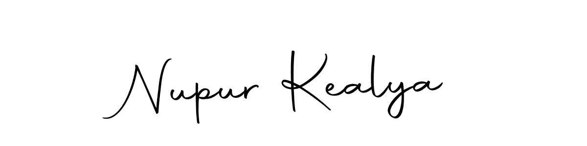 How to make Nupur Kealya name signature. Use Autography-DOLnW style for creating short signs online. This is the latest handwritten sign. Nupur Kealya signature style 10 images and pictures png