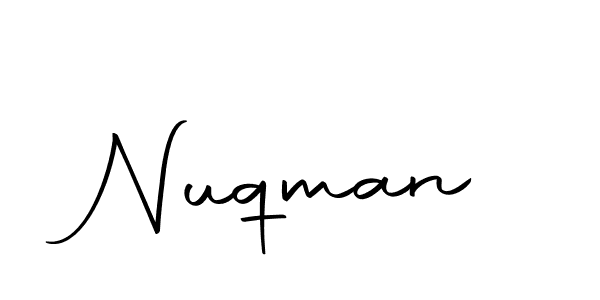 Use a signature maker to create a handwritten signature online. With this signature software, you can design (Autography-DOLnW) your own signature for name Nuqman. Nuqman signature style 10 images and pictures png