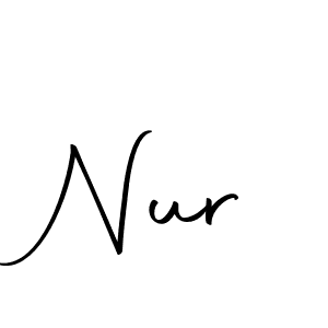 The best way (Autography-DOLnW) to make a short signature is to pick only two or three words in your name. The name Nur include a total of six letters. For converting this name. Nur signature style 10 images and pictures png