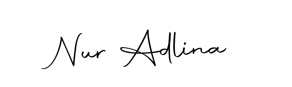 This is the best signature style for the Nur Adlina name. Also you like these signature font (Autography-DOLnW). Mix name signature. Nur Adlina signature style 10 images and pictures png