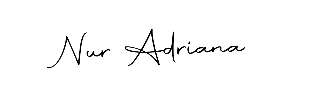 Also You can easily find your signature by using the search form. We will create Nur Adriana name handwritten signature images for you free of cost using Autography-DOLnW sign style. Nur Adriana signature style 10 images and pictures png