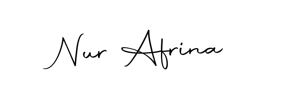Here are the top 10 professional signature styles for the name Nur Afrina. These are the best autograph styles you can use for your name. Nur Afrina signature style 10 images and pictures png