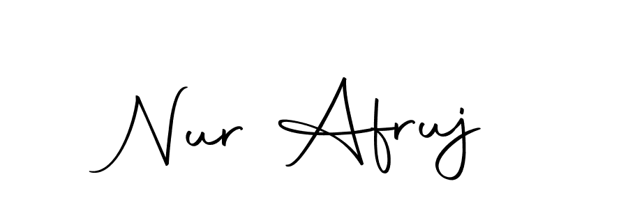 Make a beautiful signature design for name Nur Afruj. Use this online signature maker to create a handwritten signature for free. Nur Afruj signature style 10 images and pictures png