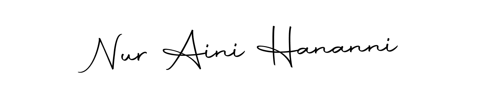Also You can easily find your signature by using the search form. We will create Nur Aini Hananni name handwritten signature images for you free of cost using Autography-DOLnW sign style. Nur Aini Hananni signature style 10 images and pictures png
