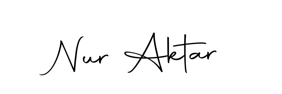 Make a beautiful signature design for name Nur Aktar. Use this online signature maker to create a handwritten signature for free. Nur Aktar signature style 10 images and pictures png