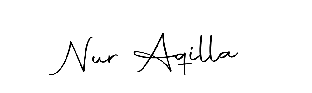 Make a beautiful signature design for name Nur Aqilla. Use this online signature maker to create a handwritten signature for free. Nur Aqilla signature style 10 images and pictures png