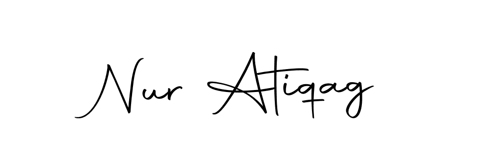 Nur Atiqag stylish signature style. Best Handwritten Sign (Autography-DOLnW) for my name. Handwritten Signature Collection Ideas for my name Nur Atiqag. Nur Atiqag signature style 10 images and pictures png