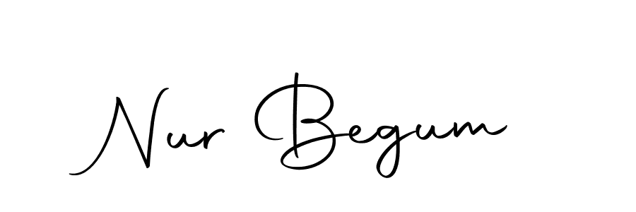 Make a beautiful signature design for name Nur Begum. Use this online signature maker to create a handwritten signature for free. Nur Begum signature style 10 images and pictures png