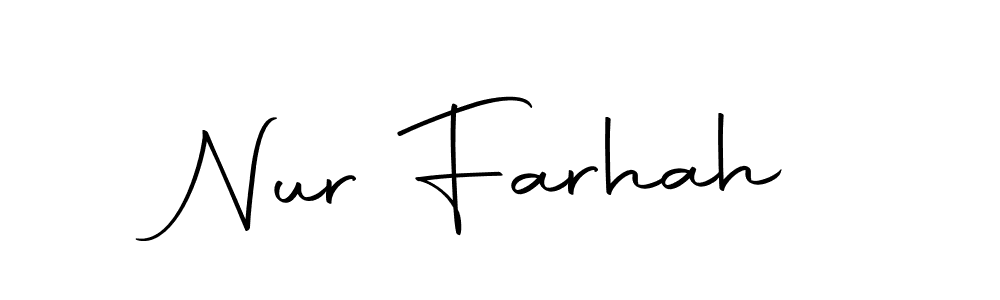 Once you've used our free online signature maker to create your best signature Autography-DOLnW style, it's time to enjoy all of the benefits that Nur Farhah name signing documents. Nur Farhah signature style 10 images and pictures png