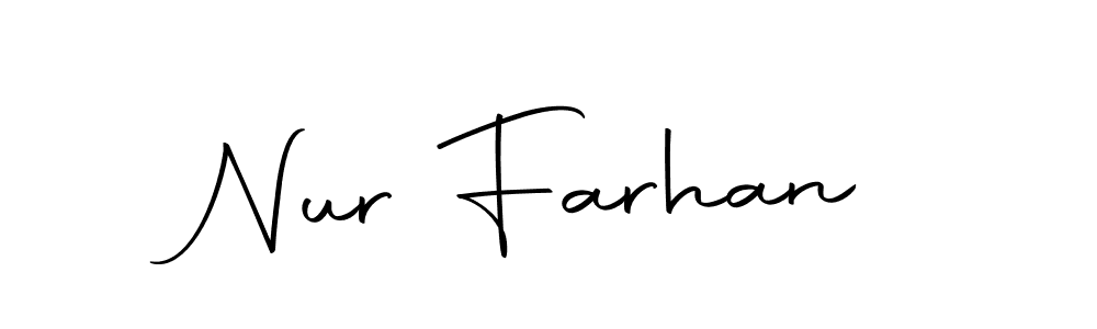 Here are the top 10 professional signature styles for the name Nur Farhan. These are the best autograph styles you can use for your name. Nur Farhan signature style 10 images and pictures png