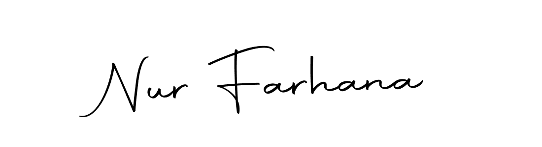 Once you've used our free online signature maker to create your best signature Autography-DOLnW style, it's time to enjoy all of the benefits that Nur Farhana name signing documents. Nur Farhana signature style 10 images and pictures png