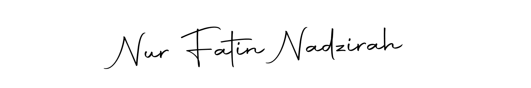 Also You can easily find your signature by using the search form. We will create Nur Fatin Nadzirah name handwritten signature images for you free of cost using Autography-DOLnW sign style. Nur Fatin Nadzirah signature style 10 images and pictures png