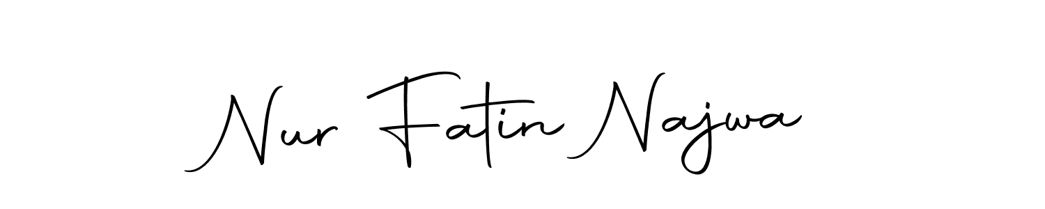 This is the best signature style for the Nur Fatin Najwa name. Also you like these signature font (Autography-DOLnW). Mix name signature. Nur Fatin Najwa signature style 10 images and pictures png