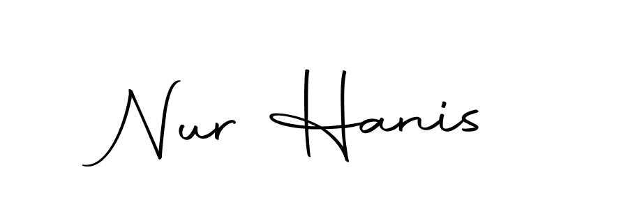 Use a signature maker to create a handwritten signature online. With this signature software, you can design (Autography-DOLnW) your own signature for name Nur Hanis. Nur Hanis signature style 10 images and pictures png