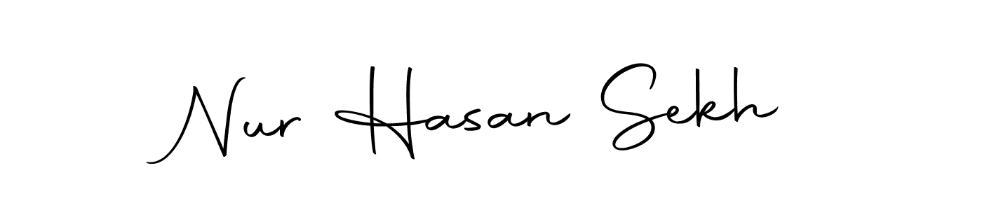 You should practise on your own different ways (Autography-DOLnW) to write your name (Nur Hasan Sekh) in signature. don't let someone else do it for you. Nur Hasan Sekh signature style 10 images and pictures png