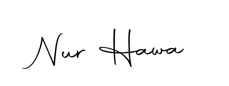 Use a signature maker to create a handwritten signature online. With this signature software, you can design (Autography-DOLnW) your own signature for name Nur Hawa. Nur Hawa signature style 10 images and pictures png