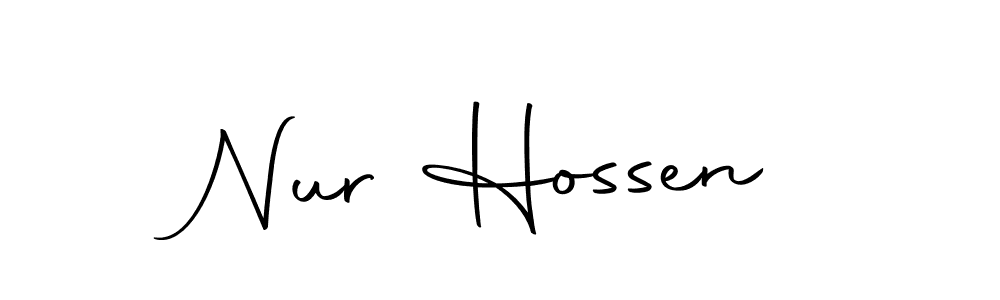 You can use this online signature creator to create a handwritten signature for the name Nur Hossen. This is the best online autograph maker. Nur Hossen signature style 10 images and pictures png