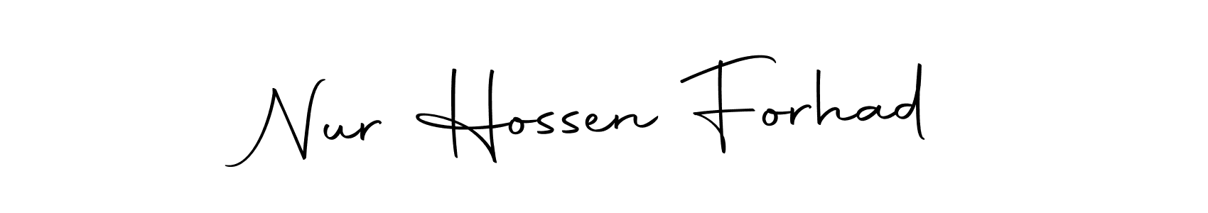 Here are the top 10 professional signature styles for the name Nur Hossen Forhad. These are the best autograph styles you can use for your name. Nur Hossen Forhad signature style 10 images and pictures png