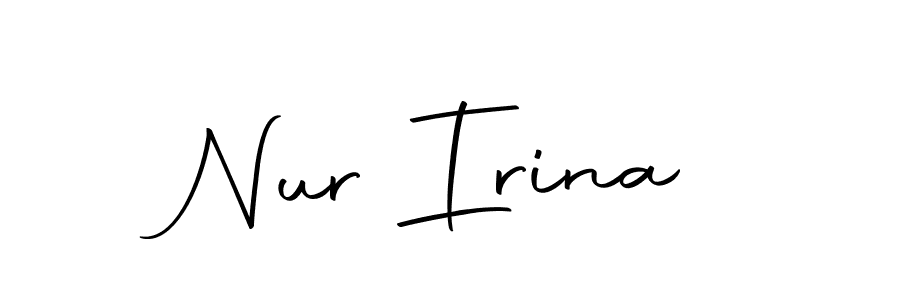 It looks lik you need a new signature style for name Nur Irina. Design unique handwritten (Autography-DOLnW) signature with our free signature maker in just a few clicks. Nur Irina signature style 10 images and pictures png