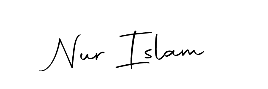 if you are searching for the best signature style for your name Nur Islam. so please give up your signature search. here we have designed multiple signature styles  using Autography-DOLnW. Nur Islam signature style 10 images and pictures png