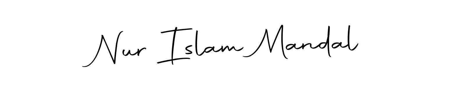 How to make Nur Islam Mandal signature? Autography-DOLnW is a professional autograph style. Create handwritten signature for Nur Islam Mandal name. Nur Islam Mandal signature style 10 images and pictures png