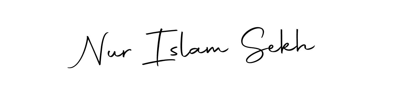 Nur Islam Sekh stylish signature style. Best Handwritten Sign (Autography-DOLnW) for my name. Handwritten Signature Collection Ideas for my name Nur Islam Sekh. Nur Islam Sekh signature style 10 images and pictures png