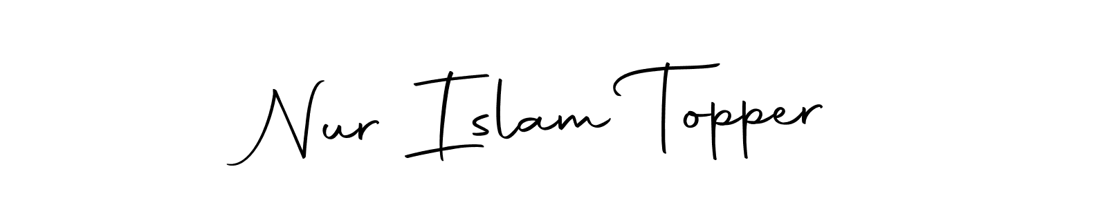 It looks lik you need a new signature style for name Nur Islam Topper. Design unique handwritten (Autography-DOLnW) signature with our free signature maker in just a few clicks. Nur Islam Topper signature style 10 images and pictures png