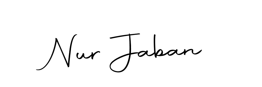 It looks lik you need a new signature style for name Nur Jaban. Design unique handwritten (Autography-DOLnW) signature with our free signature maker in just a few clicks. Nur Jaban signature style 10 images and pictures png