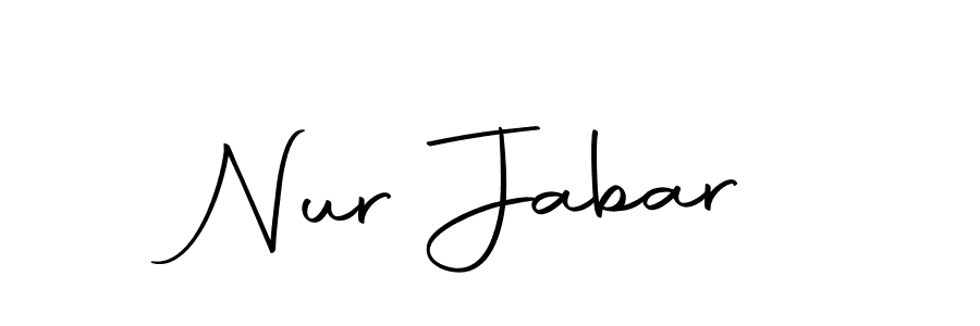 You can use this online signature creator to create a handwritten signature for the name Nur Jabar. This is the best online autograph maker. Nur Jabar signature style 10 images and pictures png