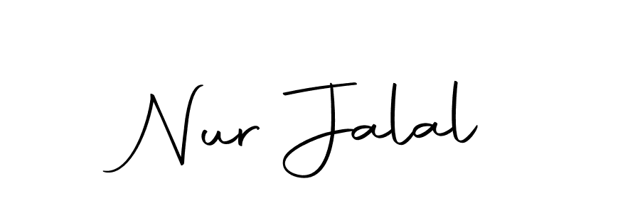 You can use this online signature creator to create a handwritten signature for the name Nur Jalal. This is the best online autograph maker. Nur Jalal signature style 10 images and pictures png