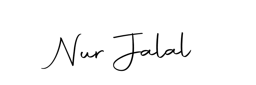 How to Draw Nur Jalal signature style? Autography-DOLnW is a latest design signature styles for name Nur Jalal. Nur Jalal signature style 10 images and pictures png