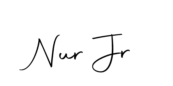 Once you've used our free online signature maker to create your best signature Autography-DOLnW style, it's time to enjoy all of the benefits that Nur Jr name signing documents. Nur Jr signature style 10 images and pictures png