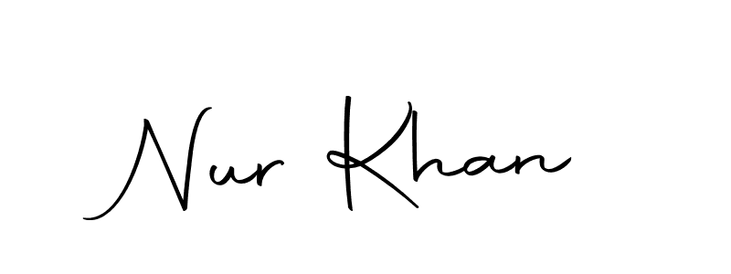 Nur Khan stylish signature style. Best Handwritten Sign (Autography-DOLnW) for my name. Handwritten Signature Collection Ideas for my name Nur Khan. Nur Khan signature style 10 images and pictures png
