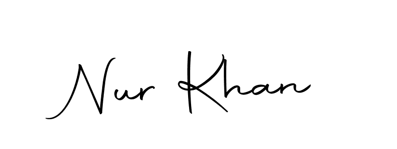 Here are the top 10 professional signature styles for the name Nur Khan. These are the best autograph styles you can use for your name. Nur Khan signature style 10 images and pictures png