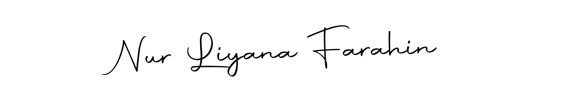 Once you've used our free online signature maker to create your best signature Autography-DOLnW style, it's time to enjoy all of the benefits that Nur Liyana Farahin name signing documents. Nur Liyana Farahin signature style 10 images and pictures png