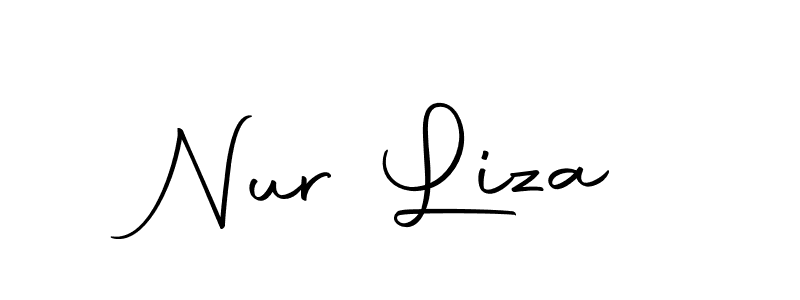 Autography-DOLnW is a professional signature style that is perfect for those who want to add a touch of class to their signature. It is also a great choice for those who want to make their signature more unique. Get Nur Liza name to fancy signature for free. Nur Liza signature style 10 images and pictures png