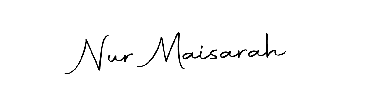 Nur Maisarah stylish signature style. Best Handwritten Sign (Autography-DOLnW) for my name. Handwritten Signature Collection Ideas for my name Nur Maisarah. Nur Maisarah signature style 10 images and pictures png