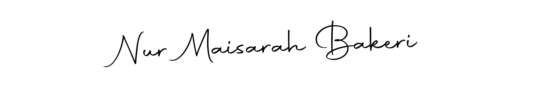 Make a beautiful signature design for name Nur Maisarah Bakeri. Use this online signature maker to create a handwritten signature for free. Nur Maisarah Bakeri signature style 10 images and pictures png