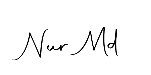 Make a beautiful signature design for name Nur Md. With this signature (Autography-DOLnW) style, you can create a handwritten signature for free. Nur Md signature style 10 images and pictures png