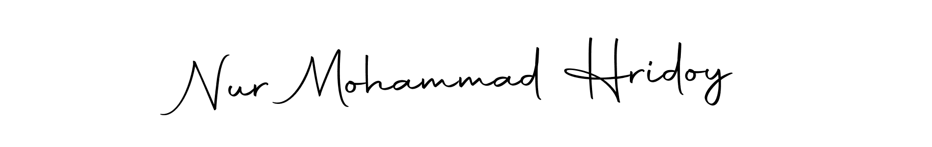 Here are the top 10 professional signature styles for the name Nur Mohammad Hridoy. These are the best autograph styles you can use for your name. Nur Mohammad Hridoy signature style 10 images and pictures png
