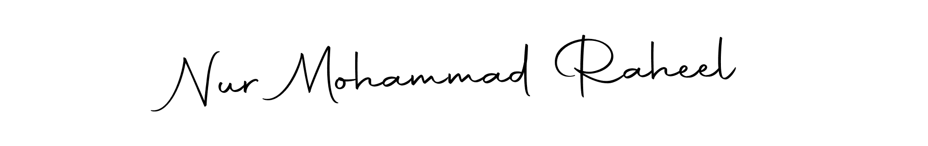 Check out images of Autograph of Nur Mohammad Raheel name. Actor Nur Mohammad Raheel Signature Style. Autography-DOLnW is a professional sign style online. Nur Mohammad Raheel signature style 10 images and pictures png